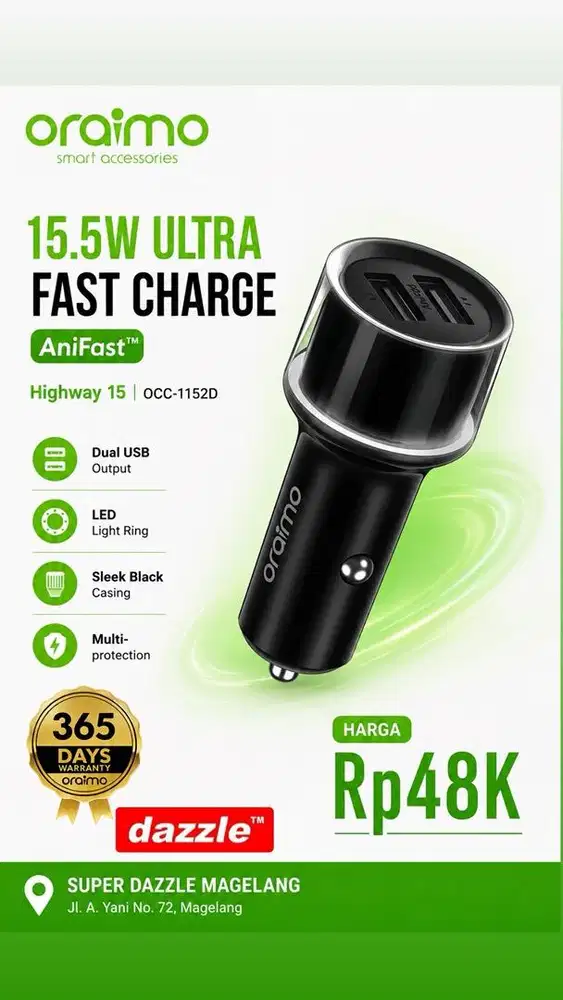 Saver oraimo occ 1152D black