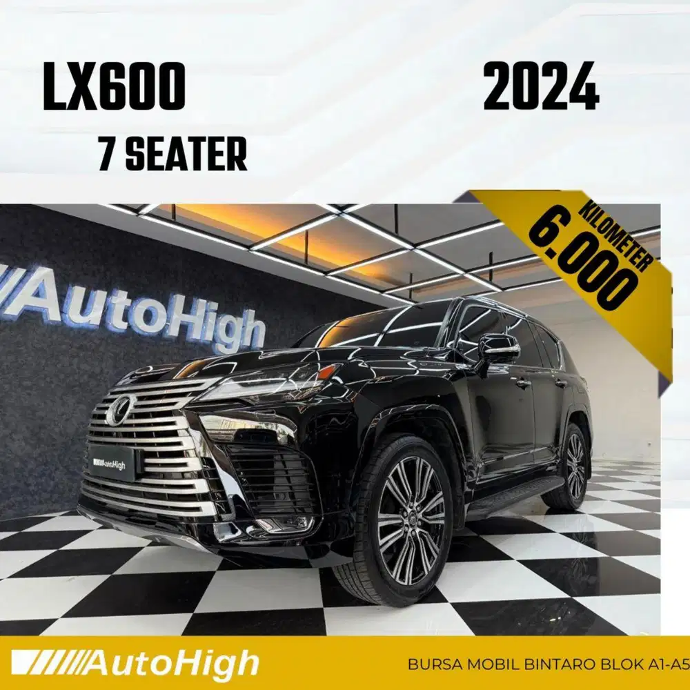DP10% [Km6.000] LX600 7Seater 2024 Black / LX 600 Reg 2023 #AUTOHIGH