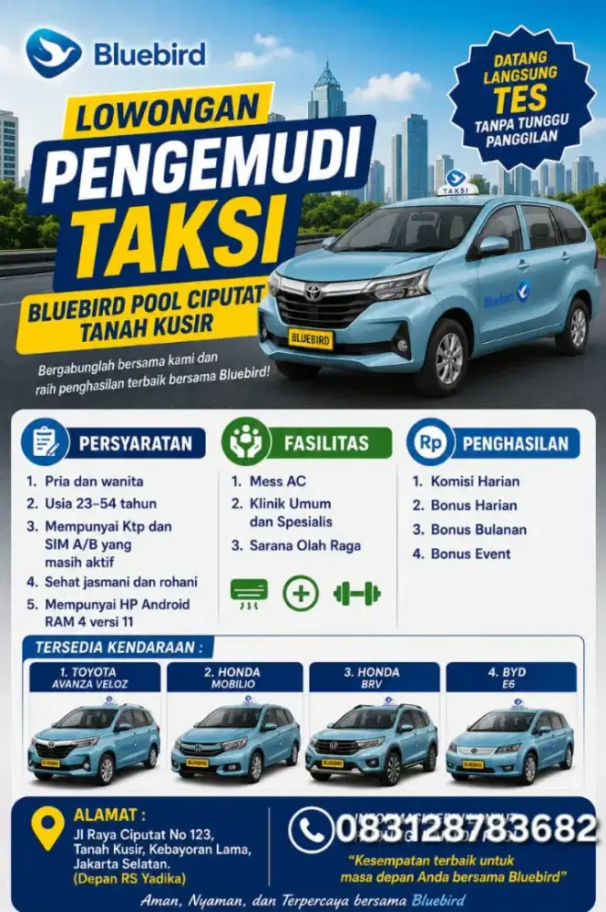 Lowongan kerja untuk draiver