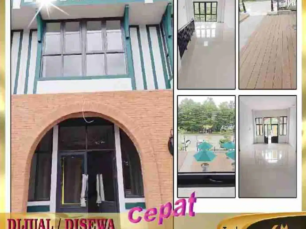 DIJUAL /DISEWA RUKO BARU 2 LANTAI HADAP DANAU CITRA GARDEN 8  CENGKARENG JAKARTA BARAT