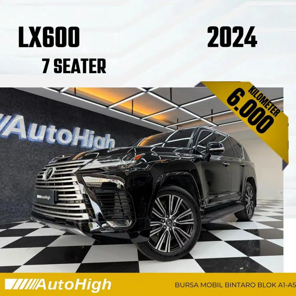 DP10% [Km6.000] LX600 7Seater 2024 Black / LX 600 Reg 2023 #AUTOHIGH