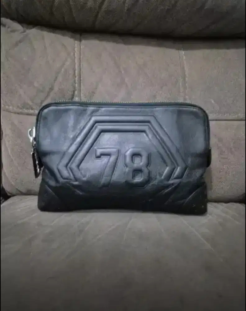Clutch / pouch Philipp plein autentik..like new..made in switzerland
