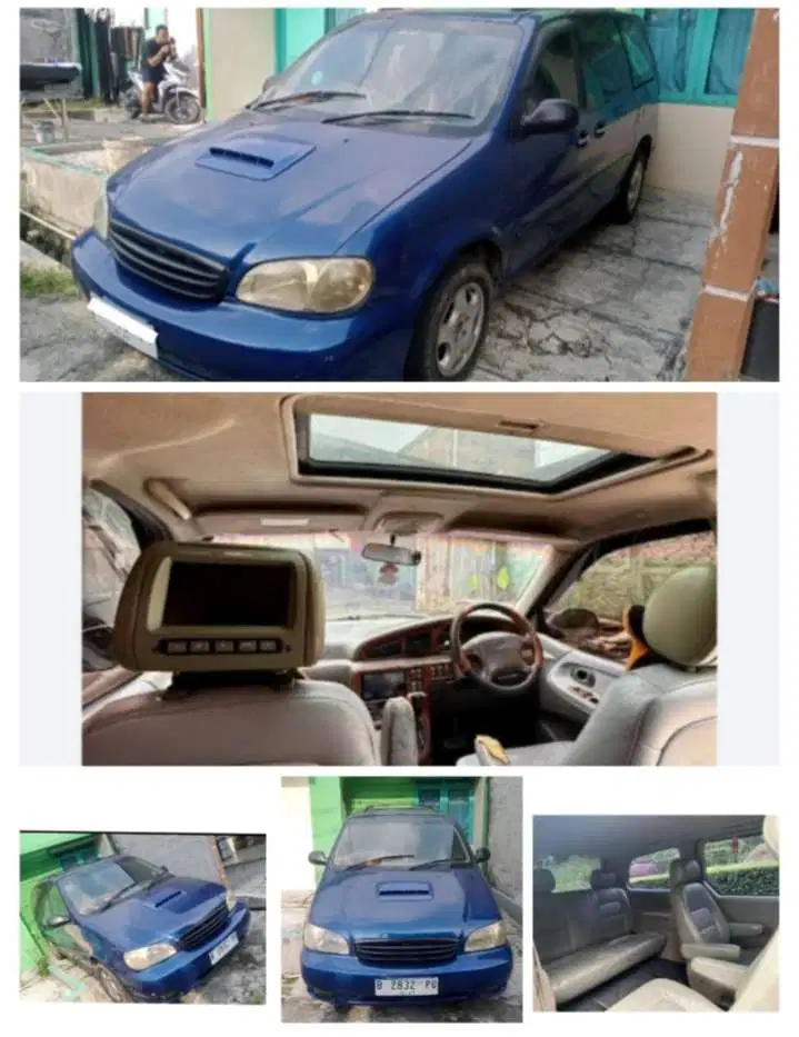 Dijual cepat Kia Carnival 2003 Bensin siap pakai