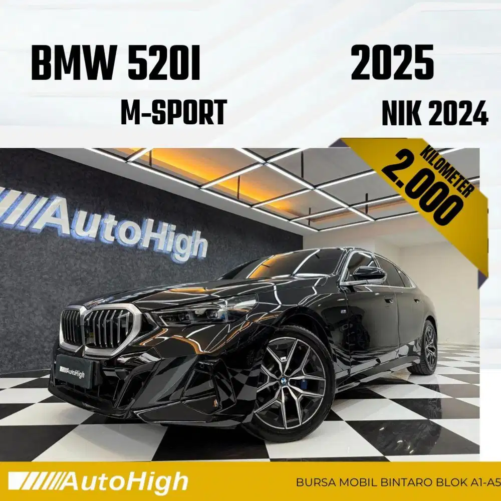 DP10% [Km2.000] 520i M-Sport 2024 Black Reg 2026 #AUTOHIGH