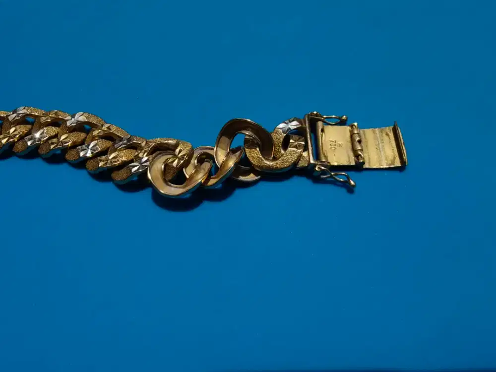 Gelang Emas 18K 27,4 Gram Kondisi Terawat