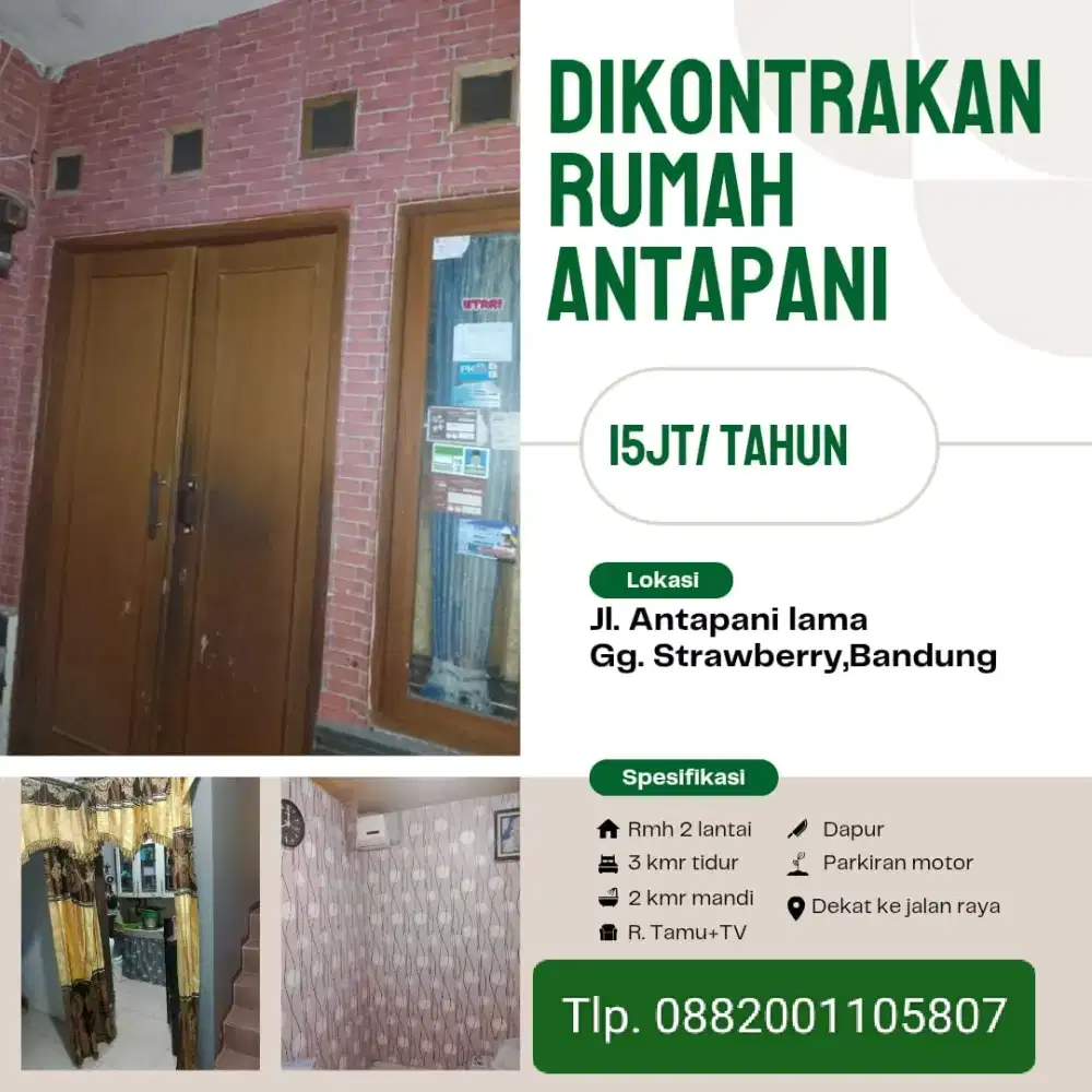 Di Kontrakan Rumah 2 Lantai Pertahun