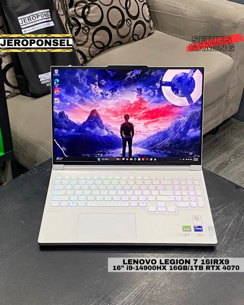 LENOVO LEGION 7 16IRX9 16” i9-14900HX 16GB/1TB RTX 4070 GARANSI PANJAN