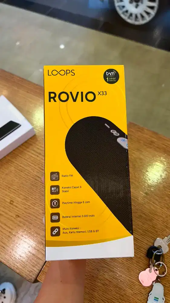 Rovio X33
Speaker bluetooth
Kondisi baru
Dapat hadiah

700.000