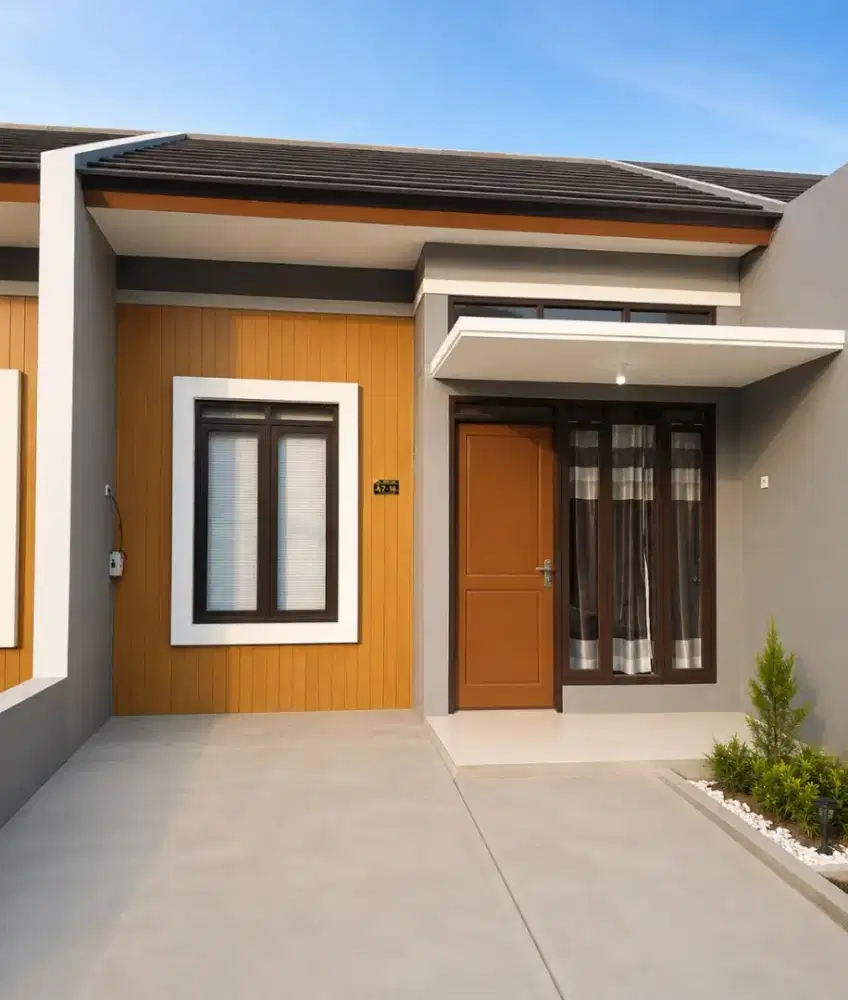 Rumah indent dengan konsep minimalis modern