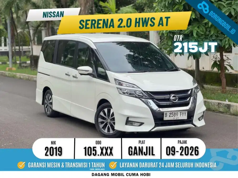 Nissan Serena C27 Hws 2.0 AT 2019 TERMURAH