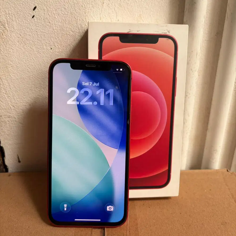 iPhone 12 128GB Red iBox (Minus di deskripsi)