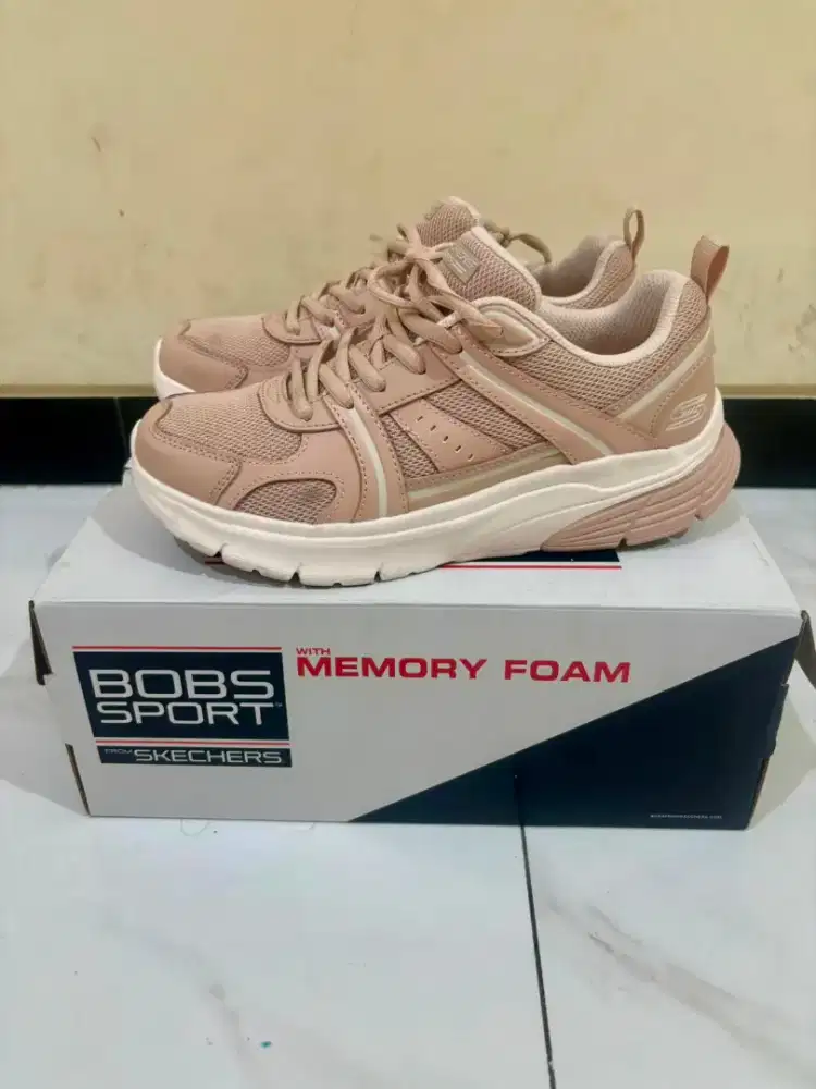 Sepatu skechers LT-Pink Bob Vamos