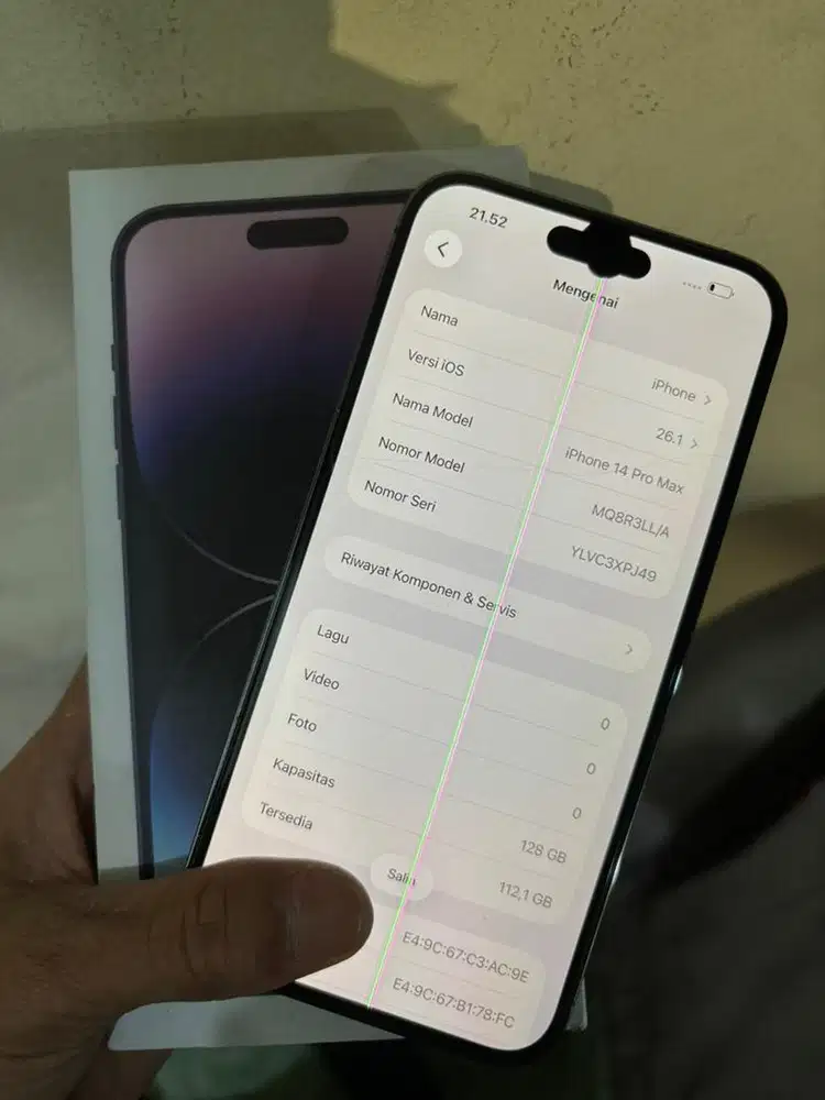 Iphone 14promax 128gb ex inter