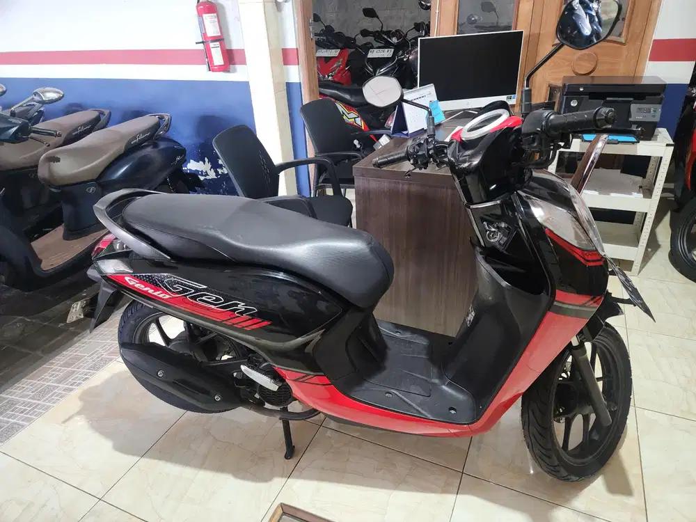 Genio merah hitam 2021 plat baru  Gbm bisa tunai // kredit