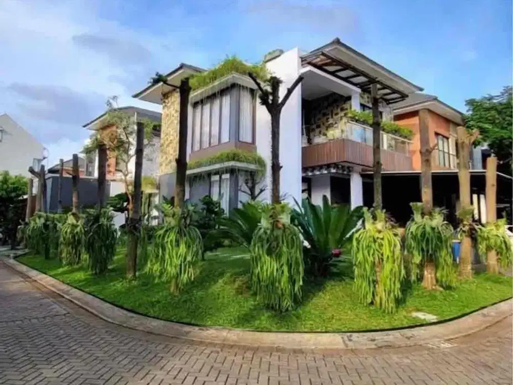 Rumah Mewah Luas Tanah 200meter Sektor 9 Discovery Bintaro Jaya Harga 5.2M Nego Sampai Deal Cash / KPR