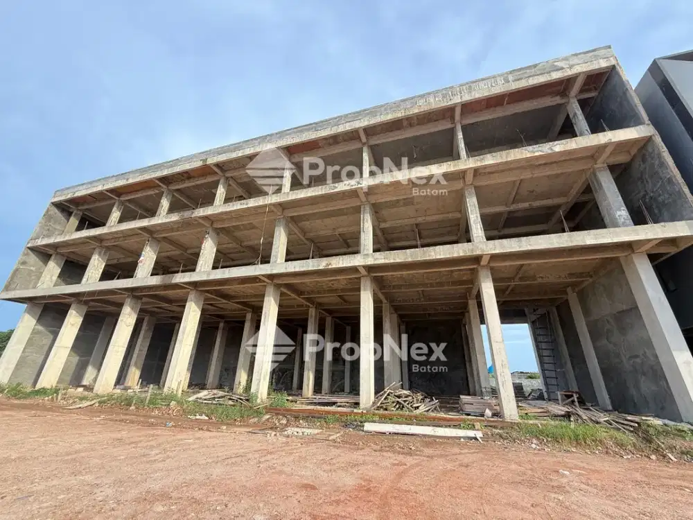 Dijual Ruko Gandeng 7 Unit Pondasi Hotel Pasir Putih Teluk Tering