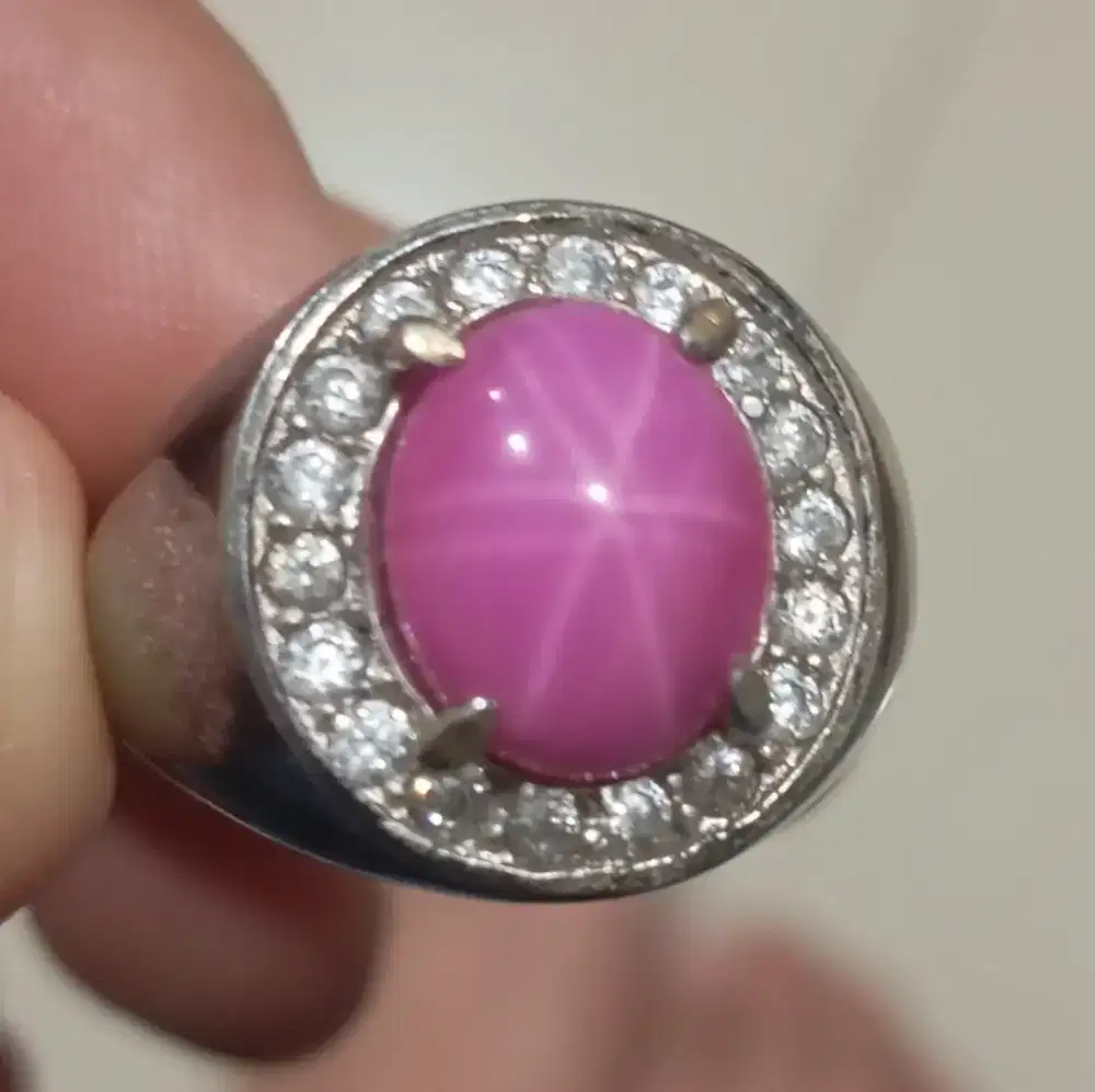 Cincin Batu Ruby American Stat