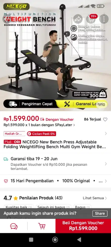 Alat olahraga cowok