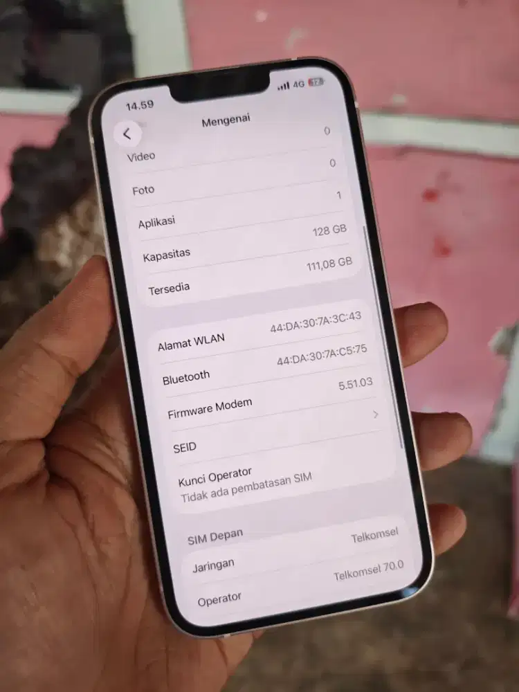 Iphone 13 128GB Pink Inter