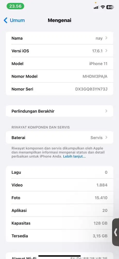 iphone 11 128gb iBox fullset