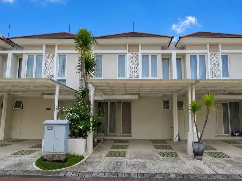 Rumah Pakuwon City Grand Island cluster Suvadiva semi-furnished