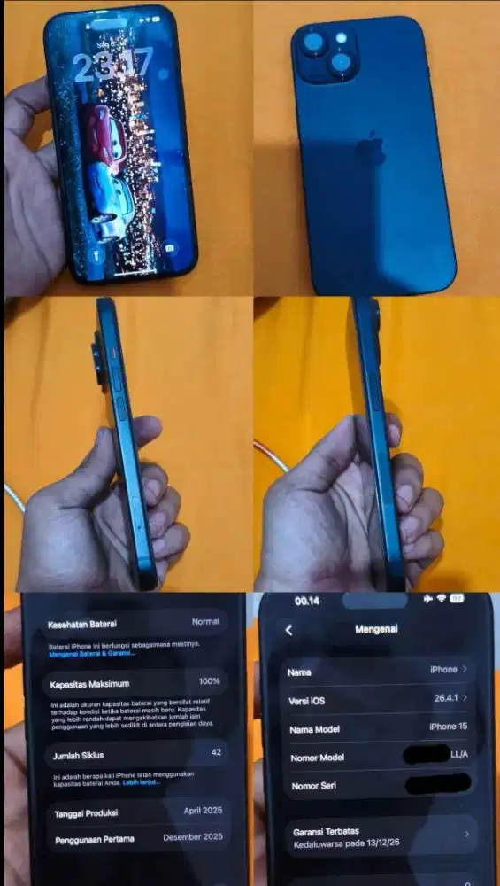 Dijual Iphone 15 128GB