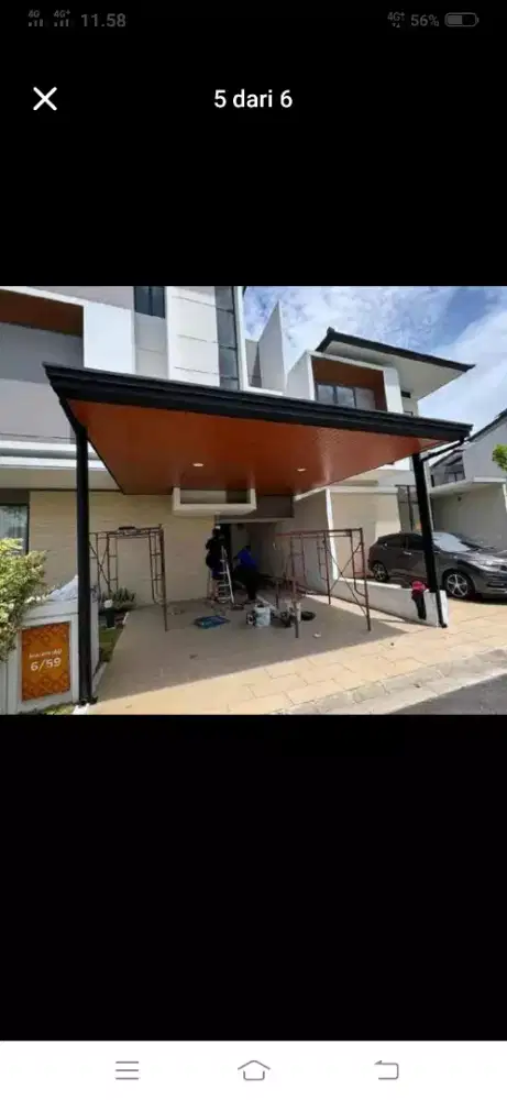 kanopi kordona plapon PVC atap alderon
