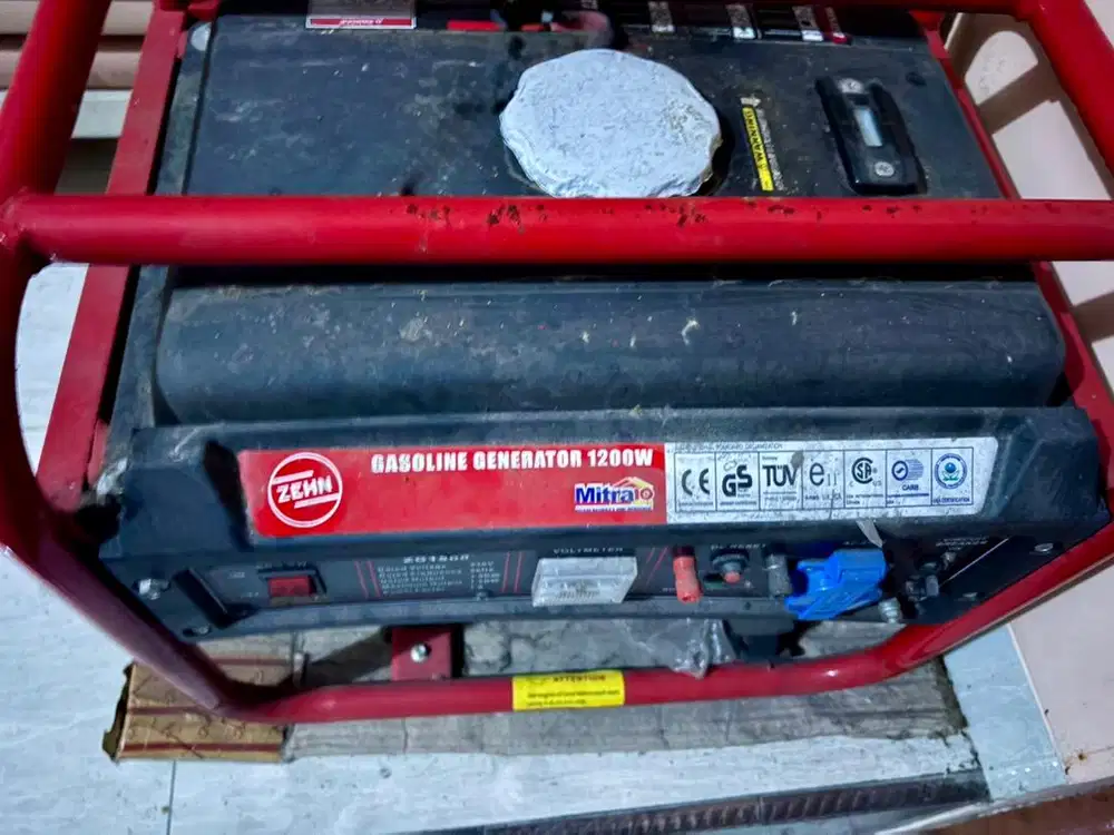 Genset Zehn 1200 Watt Bekas Normal Siap Pakai - Murah Nego