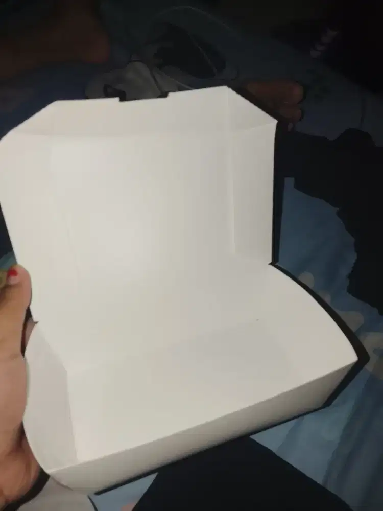 punya paper lunch box kaya gtu banyak