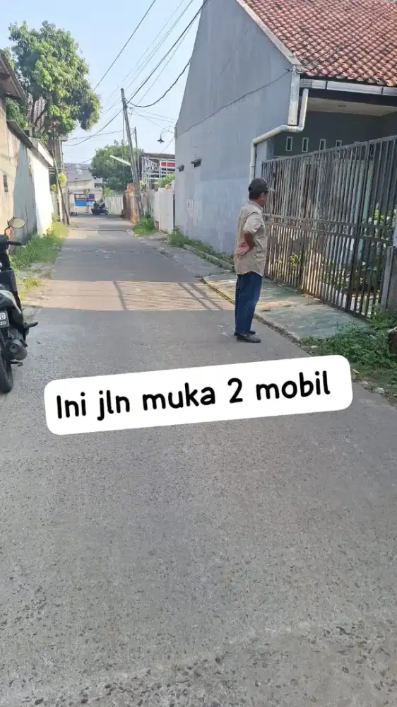 Dijual Tanah strategis bonus kontrakan 6pintu Harjamukti Cimanggis