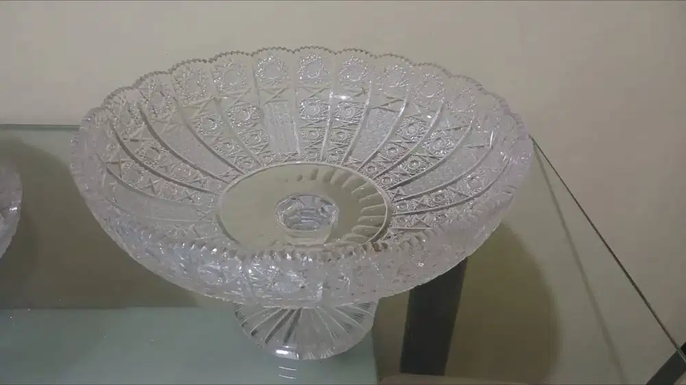 Czech Crystal Bowl Bohemia