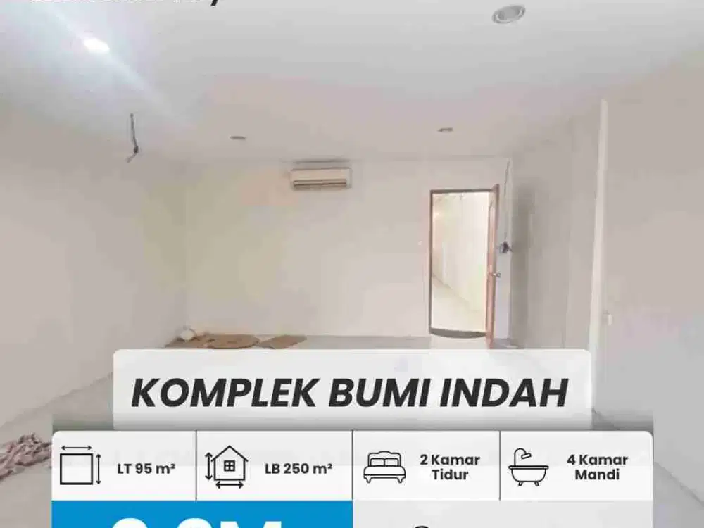 DIJUAL RUKO 3 LANTAI BUMI INDAH, LUBUK BAJA, BATAM