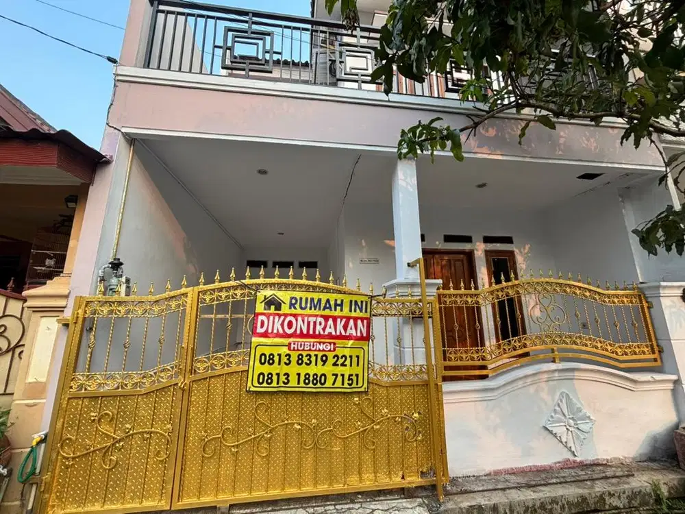 Disewakan Rumah Gading serpong Medang lestari, 2lt 2kamar Ac, 1 KM