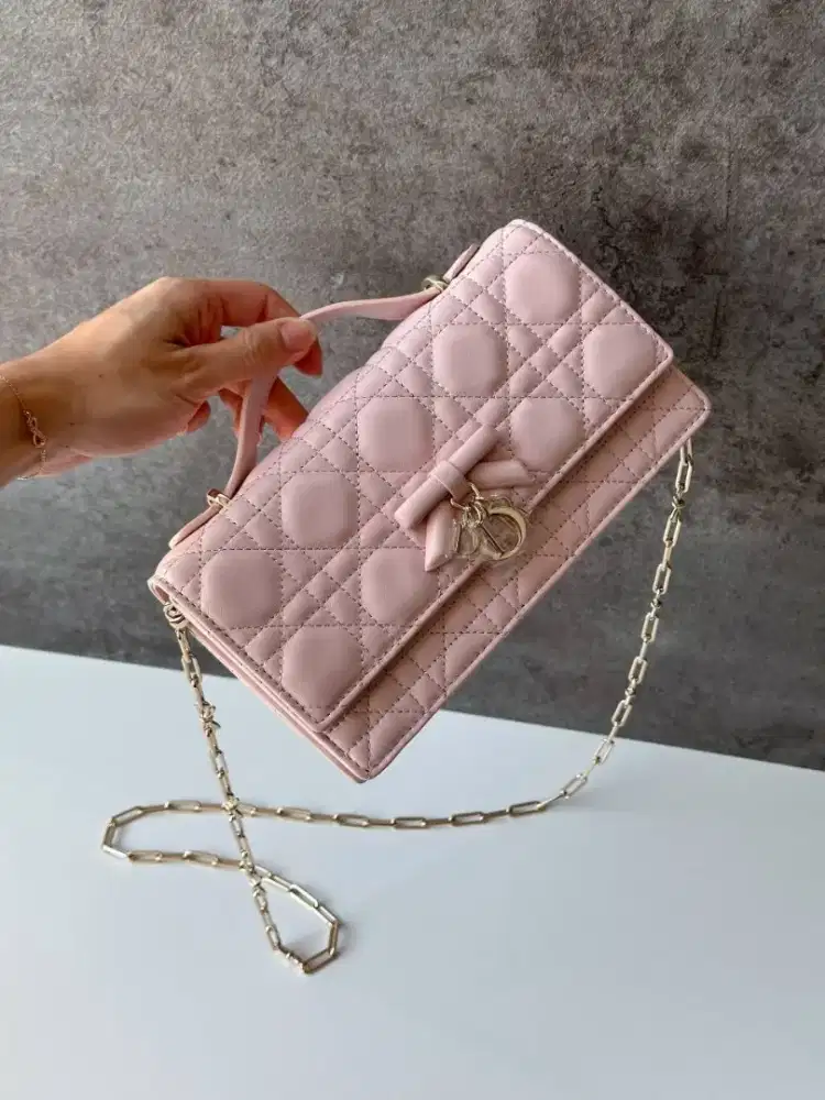 Preloved tas Dior Wallet on Chain (WOC)