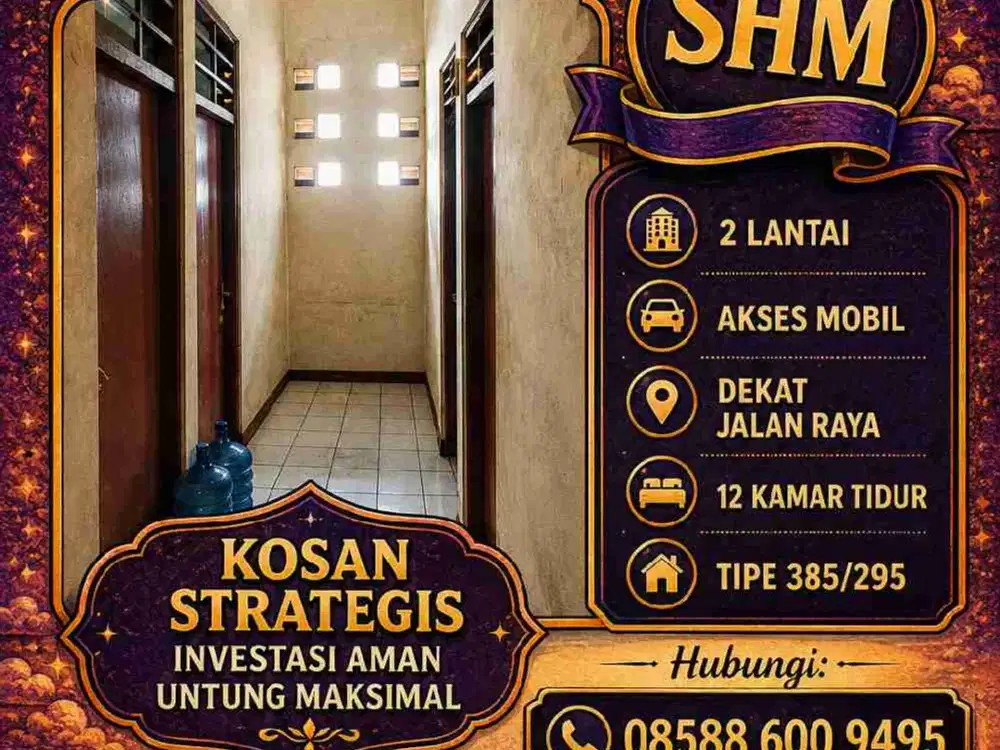 jual Kosan di Matraman Utan Kayu Jakarta Timur, Luas Tanah 295 m², di Bawah NJOP, Nego