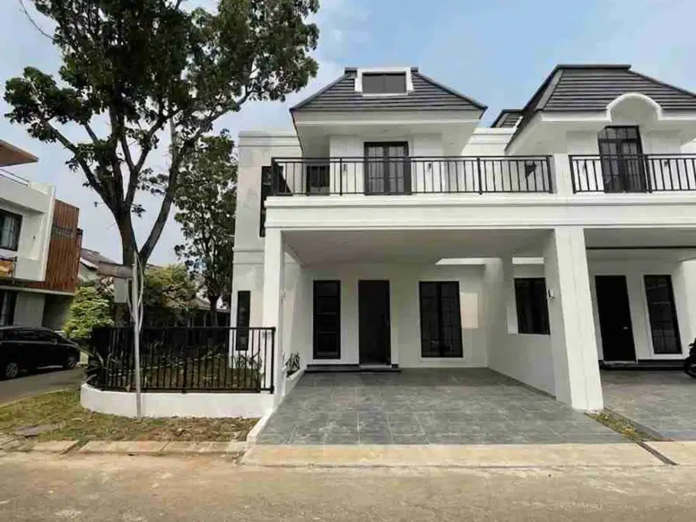 Brand New Rumah Hoek di  Mahagoni Park Bintaro Jaya Tangerang Selatan.