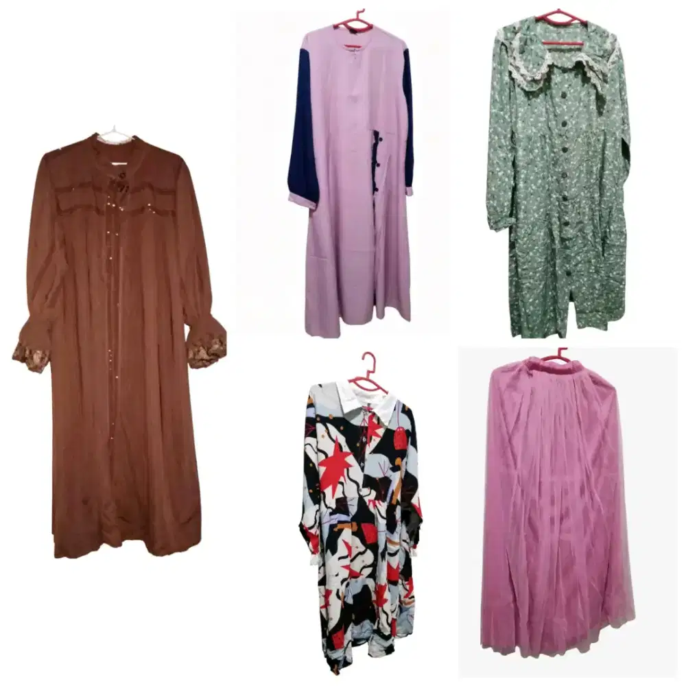 Gamis muslim dan atasan