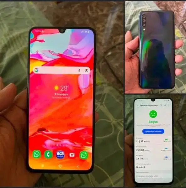 samsung a70 8/128 aman