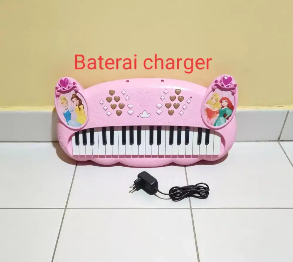 Mainan anak piano charger