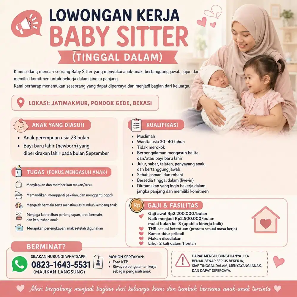 Jaga anak menginap