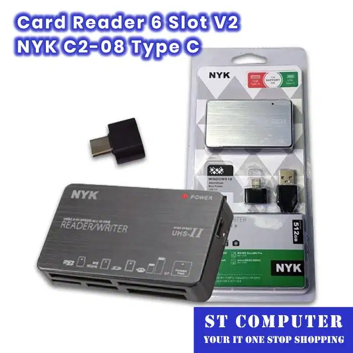 Card Reader 6 Slot V2 NYK C2-08 Type C