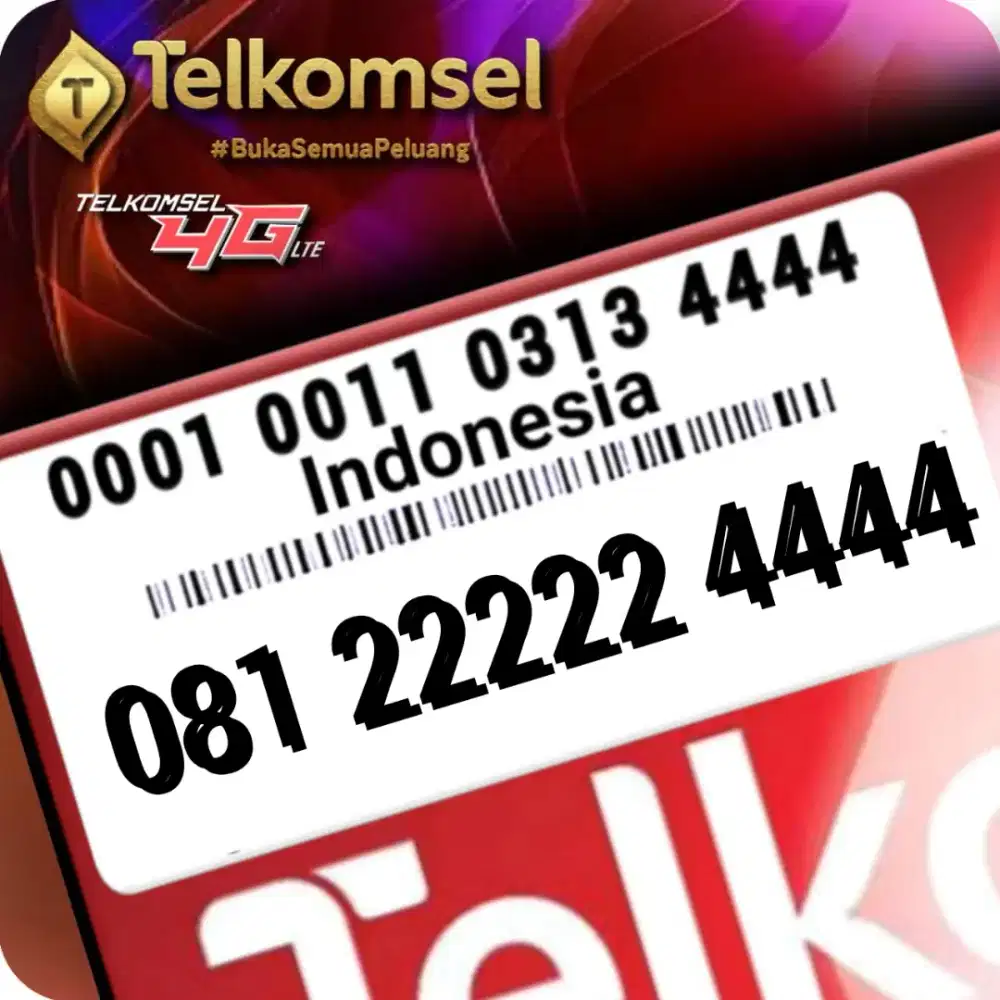 Kartu perdana Telkomsel prabayar nomor cantik