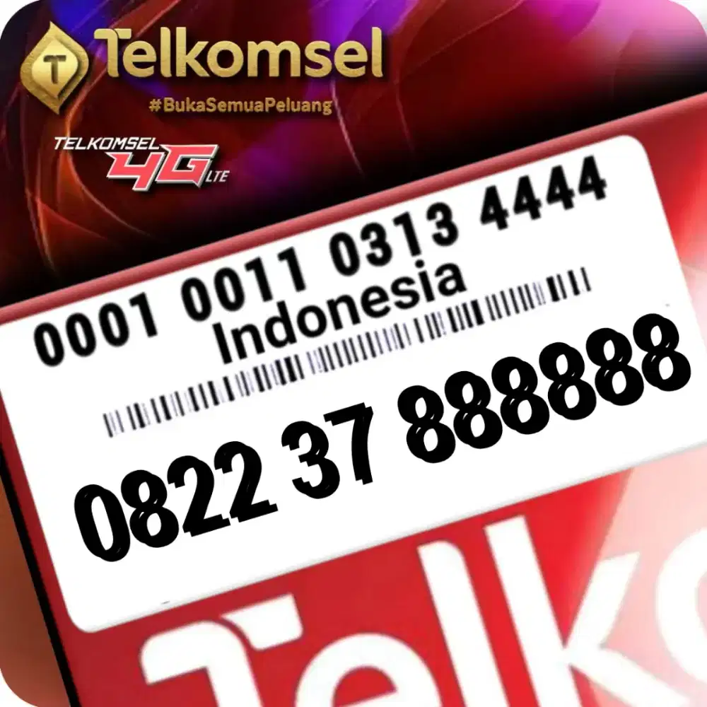 Telkomsel prabayar nomor cantik 888888