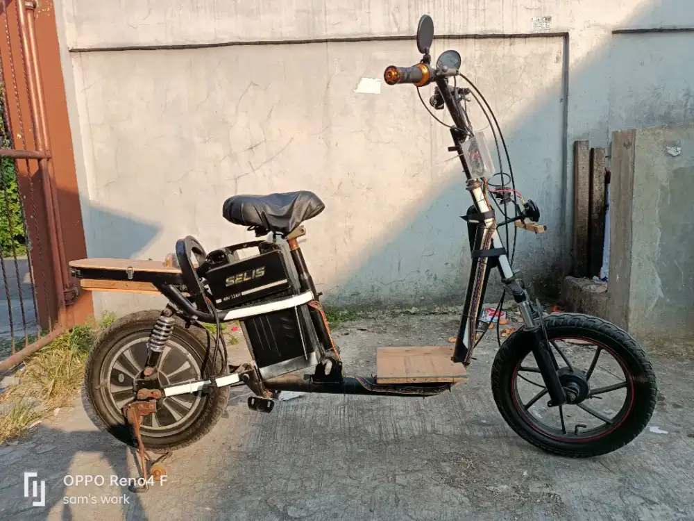 Sepeda listrik apa adanya