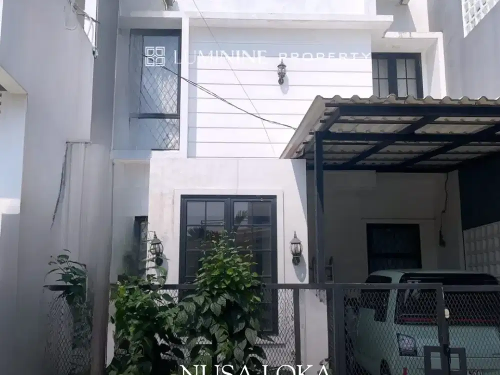 dijual rumah cantik dan siap huni, dekat dengan tol dan stasiun, dilingkungan yang sudah jadi