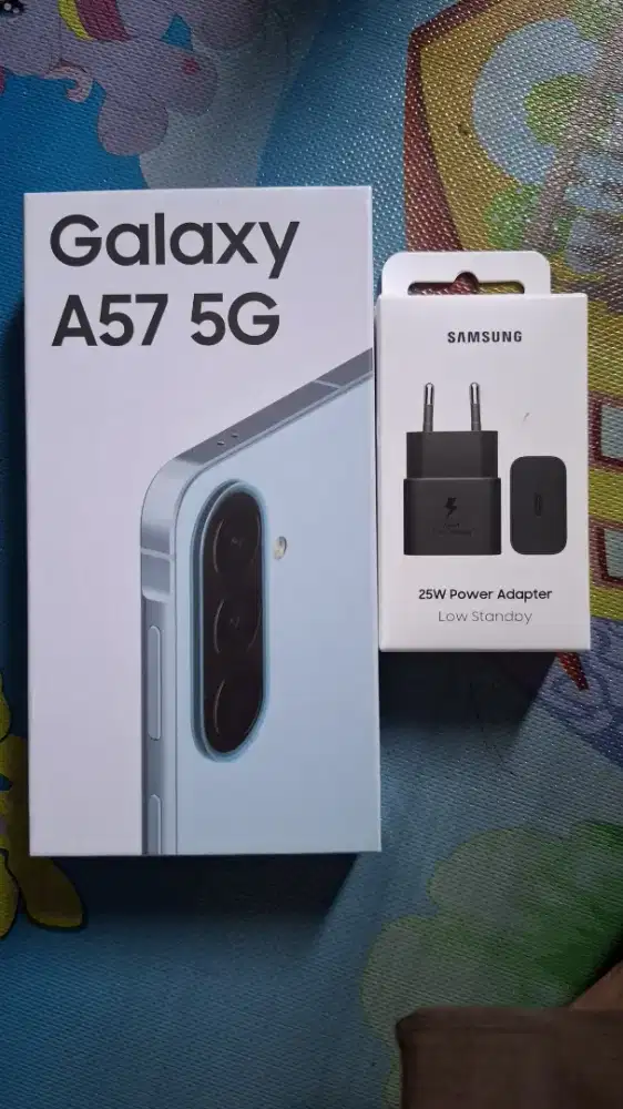 Samsung a57 5g 8/256gb new segel resmi ready icy blue&navy