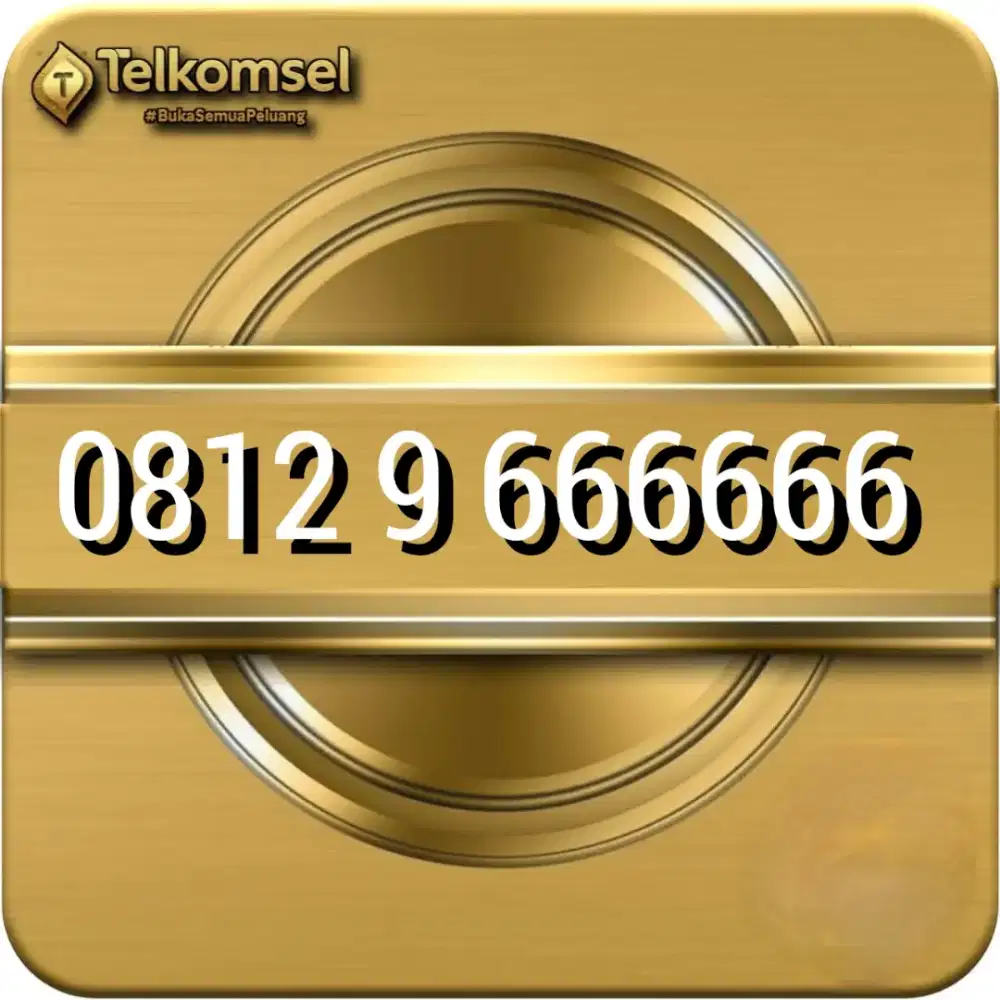 Nomor cantik cantik Telkomsel prabayar 11digit 666666