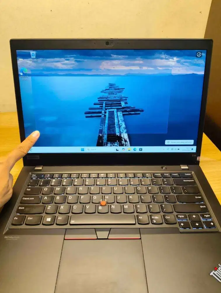 Laptop touchscreen Thinkpad T14 || i5 gen 11 ram 16gb/256gb Bergaransi