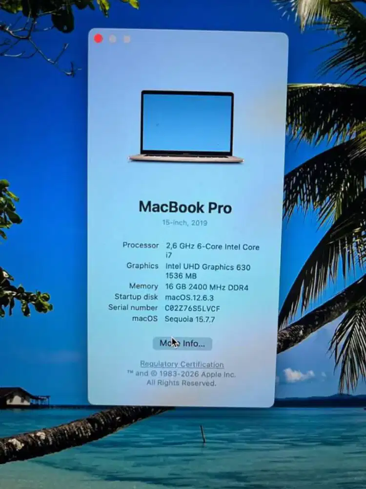 Macbook Pro 2019