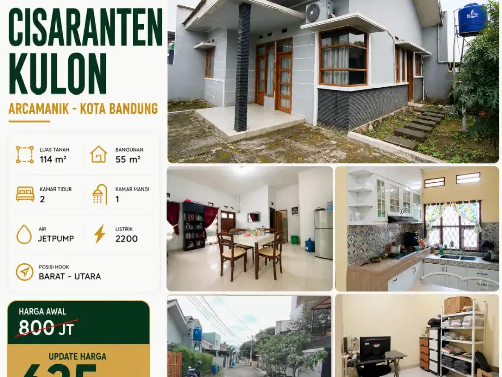600 Jutaan Cash only di Cisaranten Kulon, Arcamanik